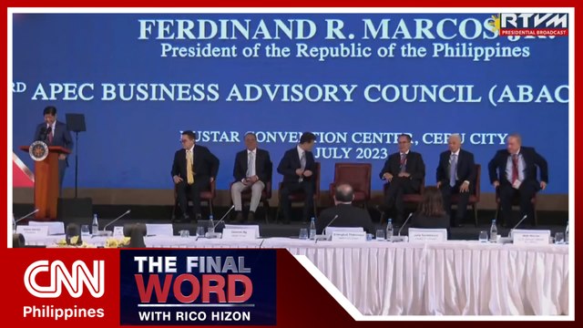 Marcos meets CEOs at APEC Business Advisory Council Forum in Cebu
