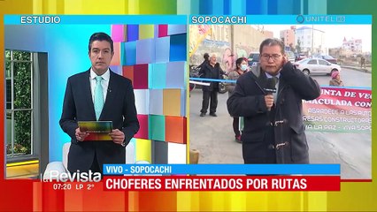 La Paz: Vecinos de la zona de Sopocachi protestas en contra la pelea de los choferes por ruta