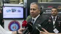 Le ministre de l'Intérieur Ali Yerlikaya a visité le stand du ministère de l'Intérieur au salon IDEF