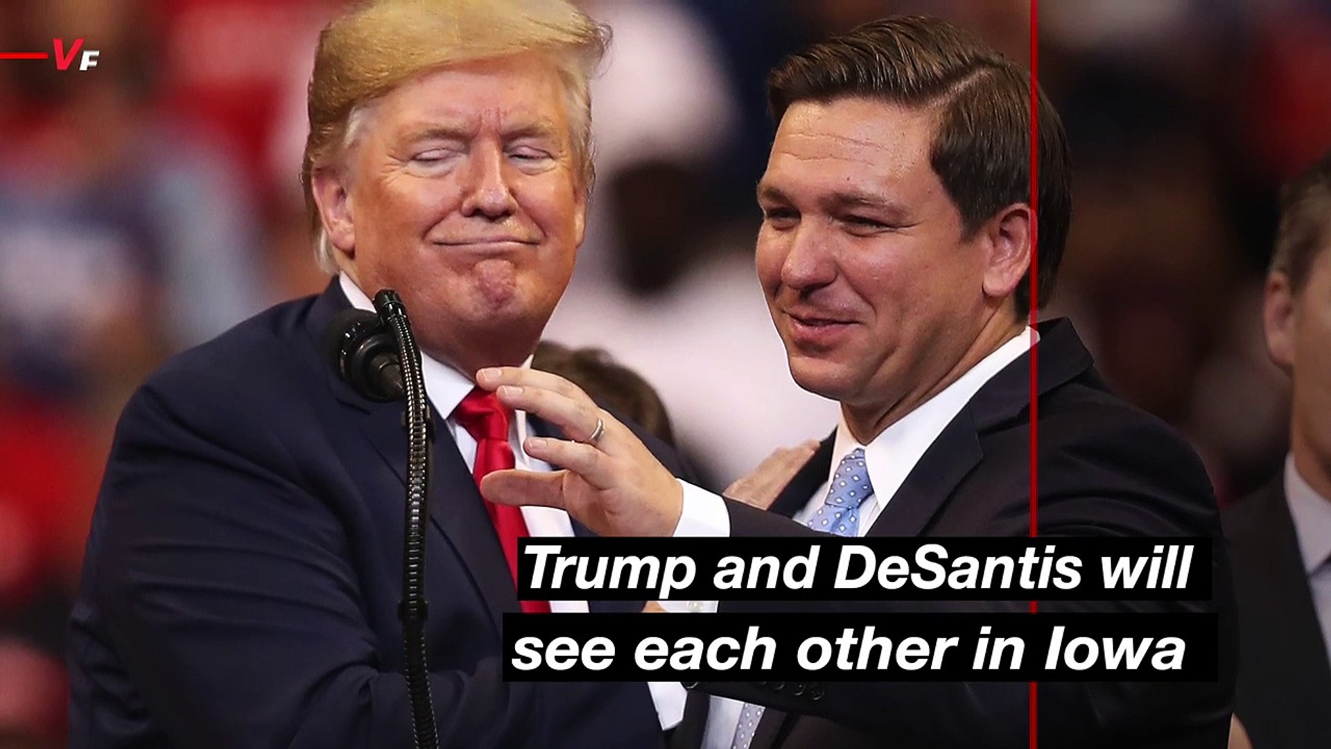 ⁣Trump and DeSantis Set to Face Off at Critical Iowa Fundraiser