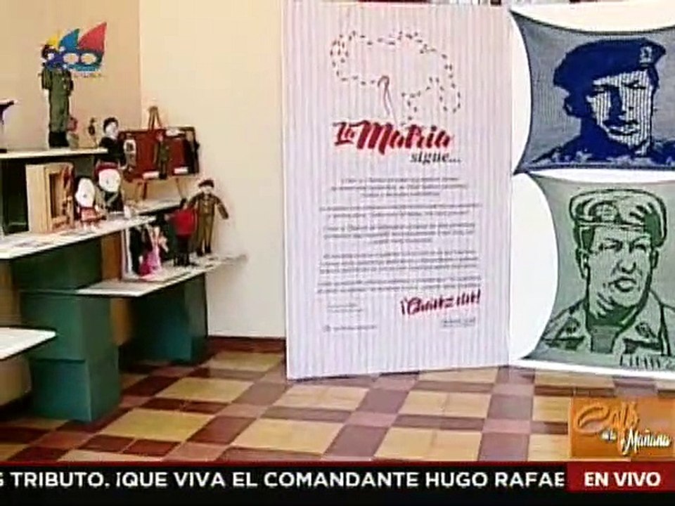 Movimiento de Muñequeros Amorosos de Venezuela rinde tributo al Cmdt. Chávez en el Cuartel 4F