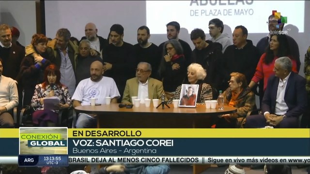 Abuelas de Plaza de Mayo identifican al nieto 133 en Argentina