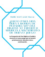 |HABIB ARIEL CORIAT HARRAR | FIVE NIGHTS AT FREDDY’S ANUNCIA NUEVO JUEGO (PARTE 1) (@HABIBARIELC)