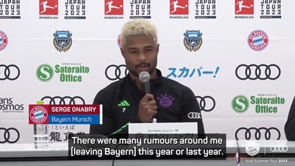 Gnabry not expecting to leave Bayern amid rumours