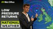 28/07/23 – Blustery winds and showers – Evening Weather Forecast UK – Met Office Weather