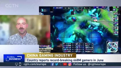 China's gaming industry seeing growth