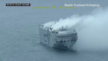 نحو 500 سيارة كهربائية على متن سفينة شحن مشتعلة قبالة هولندا