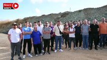 Erdoğan'ın açılışını yaptığı madende işçiler, maaş zammını protesto etti