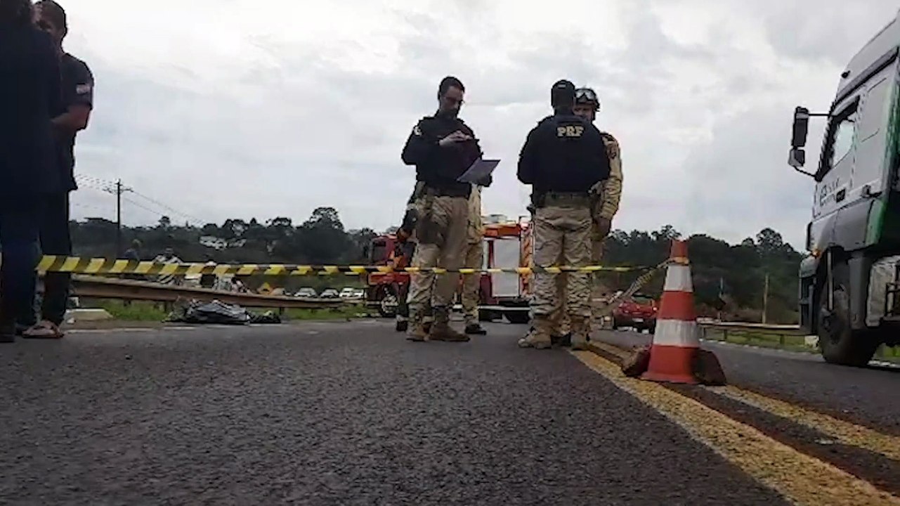 Homem que morreu atropelado na BR-277 é identificado como Dalmir Nunes