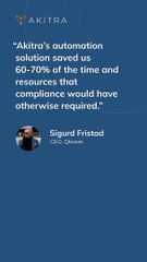 Transform Your Compliance Experience: Akitra's Automated Solution As Per Your Needs | #Shorts