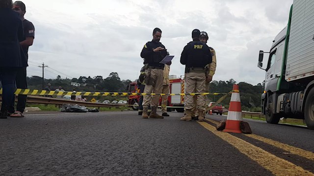 Homem que morreu atropelado na BR-277 é identificado como Dalmir Nunes