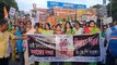 मणिपुर हिंसा के विरोध में हावड़ा में निकाला जुलूस