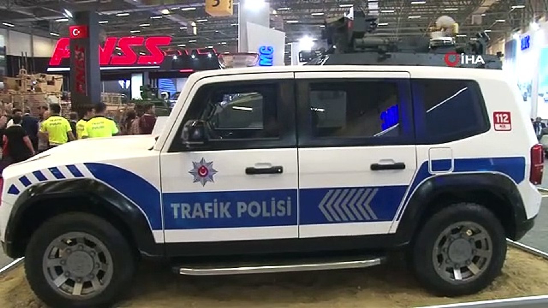 Yerli ve Milli Zırhlı Polis Aracı TULGA 4x4 SUV İDEF'te Yoğun İlgi