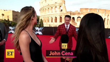 John Cena CRASHES Brie Larson's Fast X Interview (Exclusive)