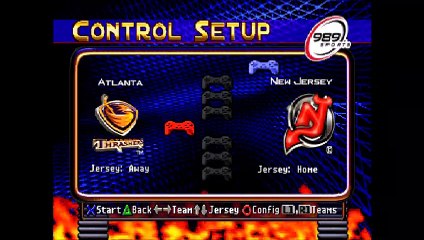 NHL Faceoff 2000 San Jose vs New Jersey