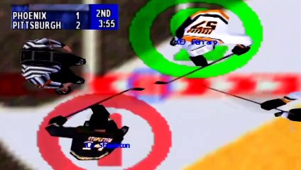 NHL Breakaway 98 Penguins vs Coyotes