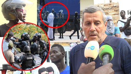 Ousmane Sonko arrêté, les réactions des Patriotes devant sa maison