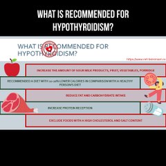 What is recommended for hypothyroidism?