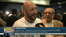 Argentinos celebran la restitución del nieto 133