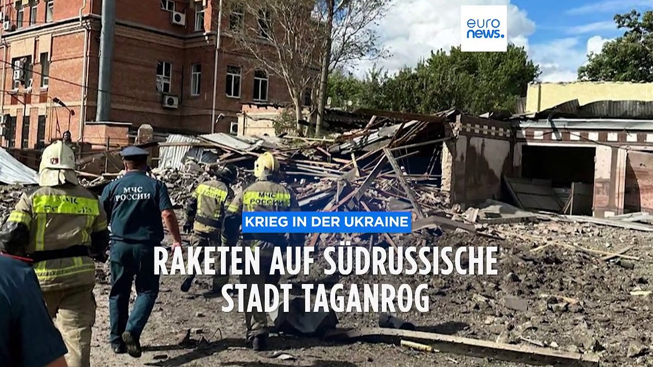 Raketen auf südrussische Stadt Taganrog - am Abend Luftalarm in der Ukraine