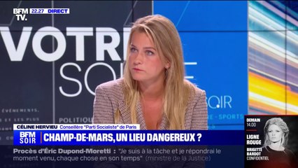 Viol au Champ-de-Mars: "On va augmenter le dispositif de vidéoprotection dans le cadre des Jeux Olympiques", explique Céline Hervieu (conseillère PS de Paris)
