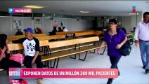 Exponen los datos de casi un millón 300 mil pacientes de Michoacán