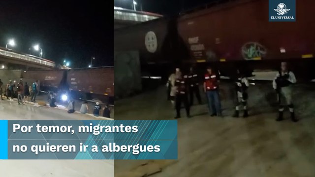 Con disparos, Guardia Nacional dispersa a migrantes