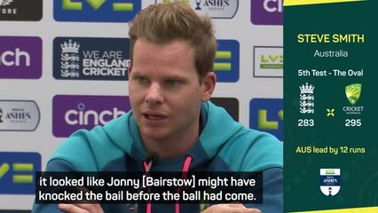 'The bails have to come off' - Smith reflects on Bairstow's missed run out