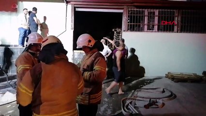 Silivri'de İslak Mendil Fabrikasında Küçük Çapta Yangın Çıktı