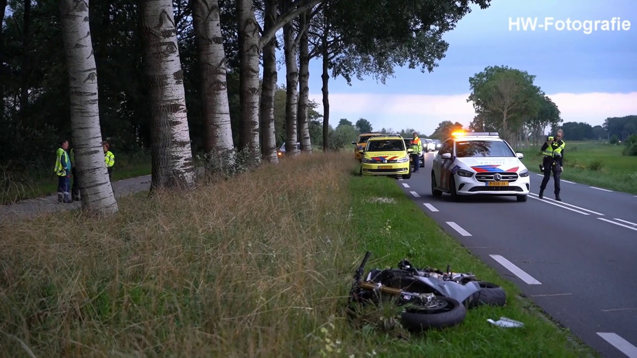 Motorrijder gewond bij eenzijdig ongeval op Zomerdijk