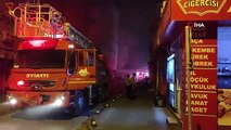 L'incendie, qui s'est déclaré à İşhanı, s'est également propagé aux lieux de travail environnants.