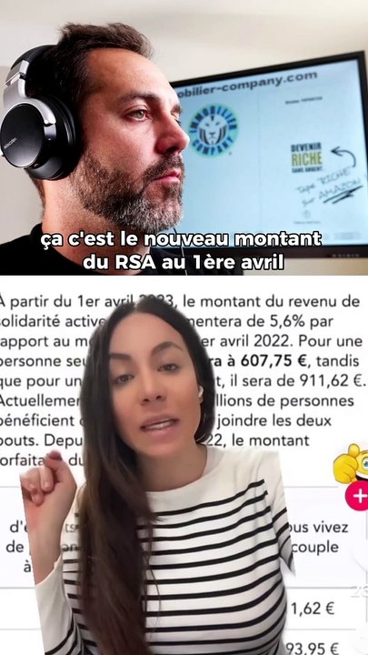 Inutile de travailler en France, avec le RSA on est RENTIER !!!