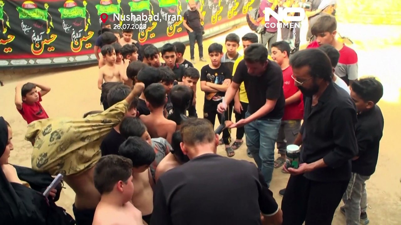 Furchterregend: Parade vor Aschura-Zeremonie im Iran