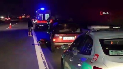 Le camion a percuté la voiture qui a échoué dans la voie de sécurité： 1 mort, 3 blessés