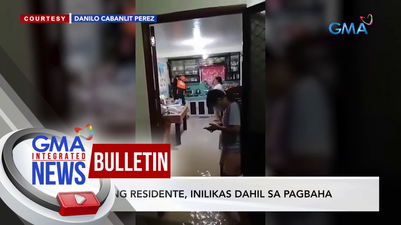Ilang residente, inilikas dahil sa pagbaha | GMA Integrated News Bulletin