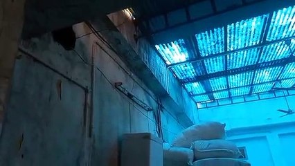 Medicines getting spoiled in rain water
