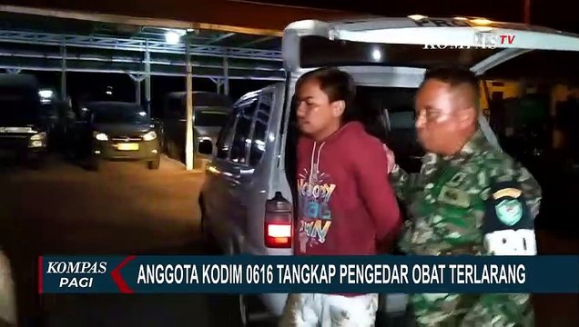 Anggota Kodim 0616 Indramayu Tangkap 3 Orang Pengedar Obat Terlarang di Wilayah Bongas
