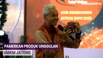 Ganjar Pranowo Pamerkan Produk Unggulan UMKM Jateng di Kalsel