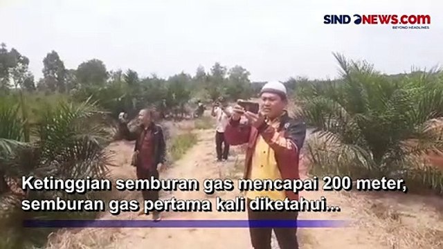 Detik-Detik Pipa Pertamina Bocor Hingga Semburkan Gas ke Udara di Ogan Ilir