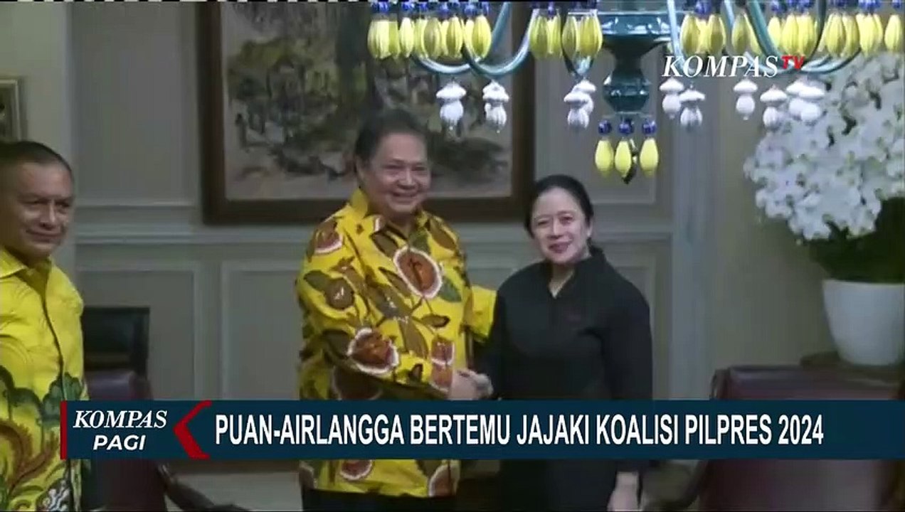 Puan Maharani dan Airlangga Hartarto Bertemu Jajaki Koalisi di Pilpres 2024