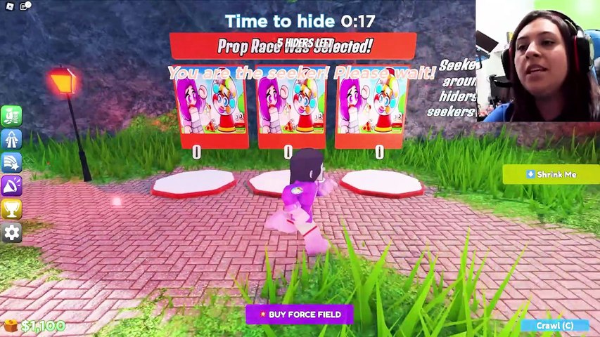 Roblox Prop Hunt but it's a Race! FGTeeV Family 6 Player Hide & Seek Stumble Guys Challenge