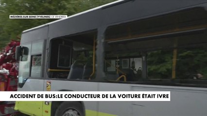 Accident de bus : le conducteur de la voiture était ivre