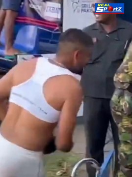 Babar Azam Wearing A Sports Bra Video | Pakistan vs Sri Lanka Test Match