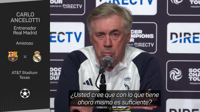 CARLO ANCELOTTI, rueda de prensa PREVIA al BARCELONA vs. REAL MADRID de PRETEMPORADA | AS