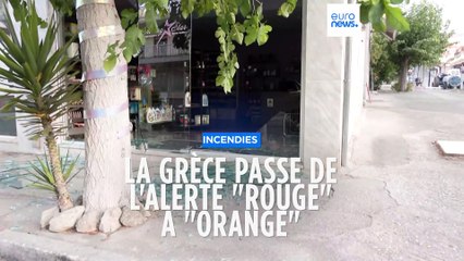 Incendies : accalmie en Grèce, mais la vigilance reste de mise