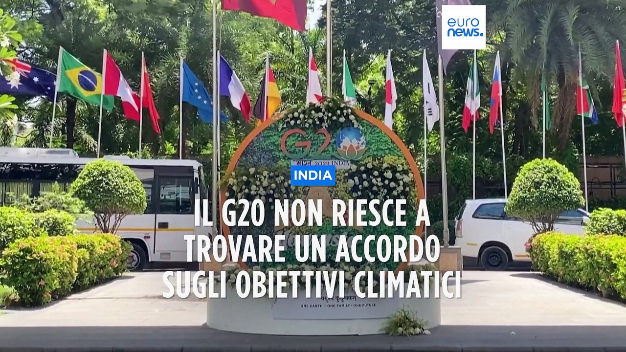 G20, disaccordo sugli obiettivi climatici: impasse sul picco di emissioni e la tassa sul carbonio