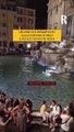 Si tuffa di testa nella Fontana di Trevi, il VIDEO finisce sui social