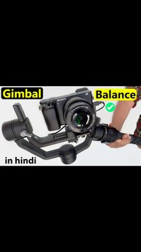 how to set up and use dji gimbal ronin-sc | balance gimbal in hindi | for Sony a6400 camera and dslr