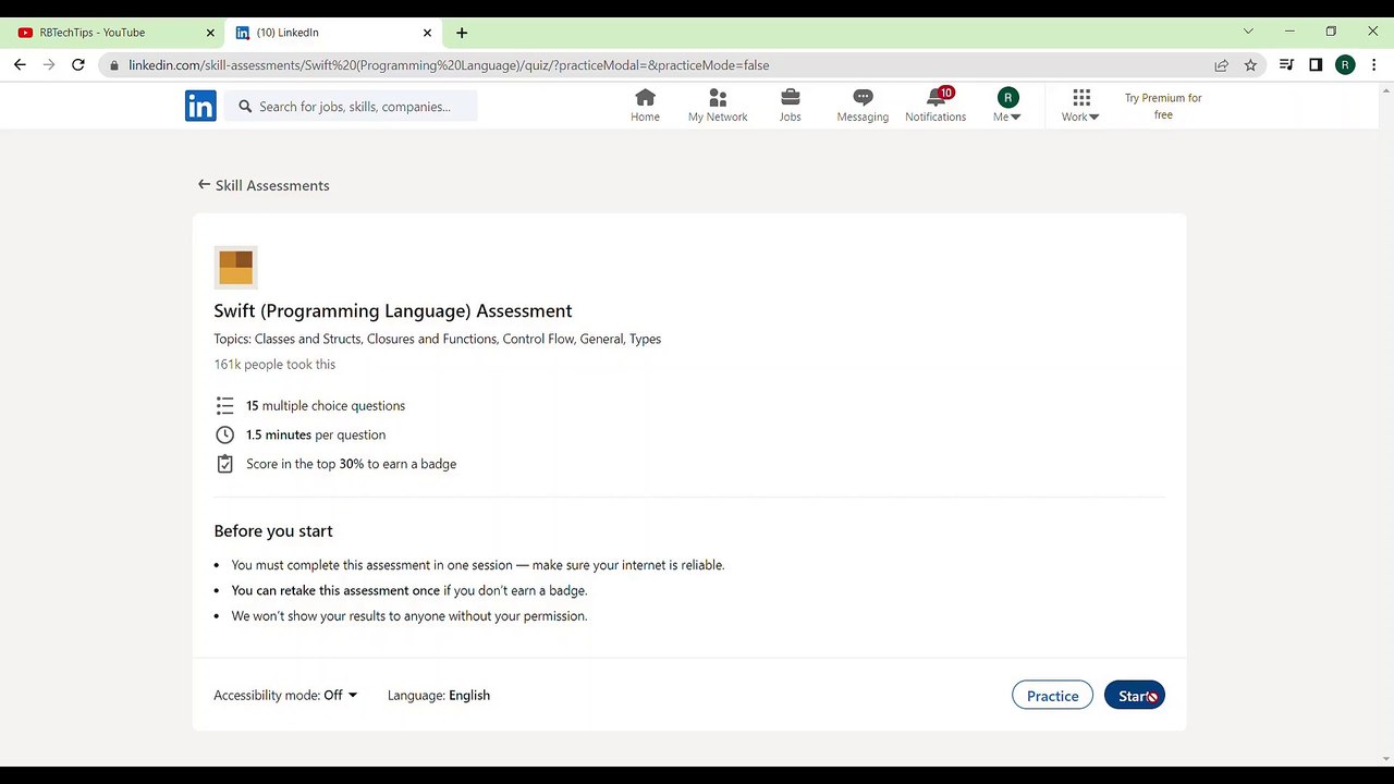 LinkedIn Swift Assessment Answers 2023 Linkedin Swift Quiz Answers