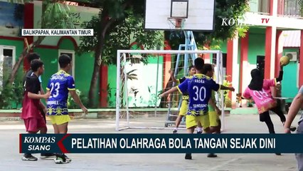 Cetak Atlet Masa Depan, Siswa SD di Balikpapan Ikuti Latihan Bola Tangan